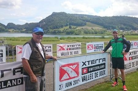 Dave and Nico in xterra Switzerland